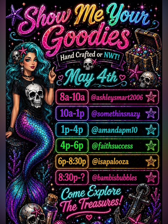 Hand Crafted Other - Show Me Your Goodies Live Share Show Train 🚂 NWT or Handcrafted Items
